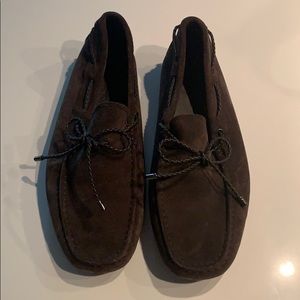 Tods brown suede drivers